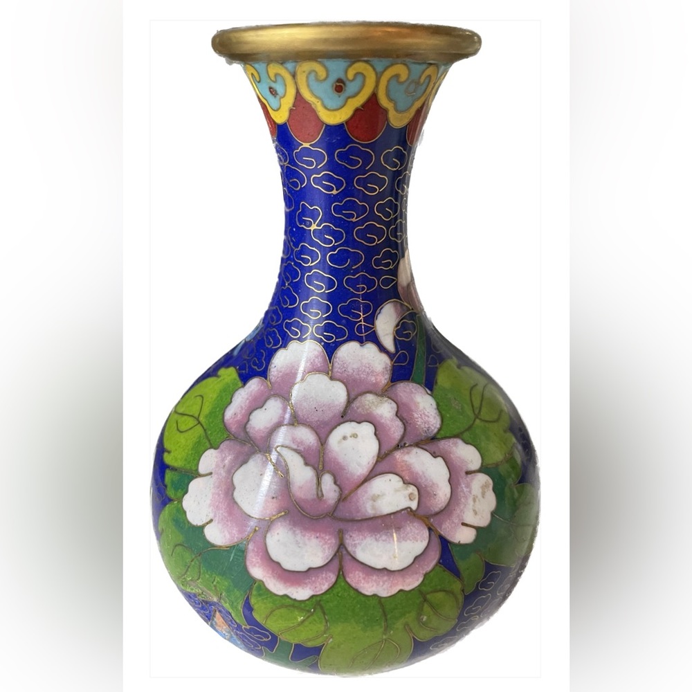 Chinese Jingfa Vases in Enamel